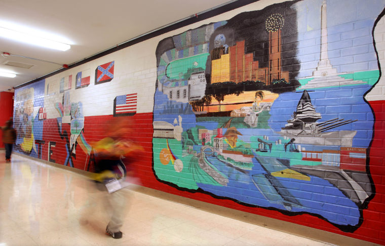 East Ward Elementary mural
